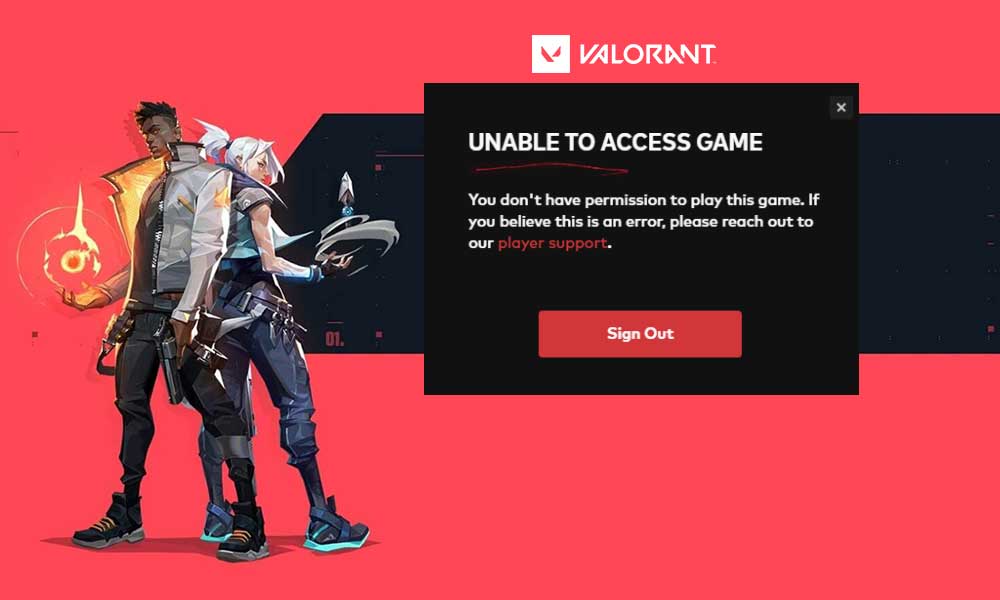 VALORANT: The way to Fix Login Points