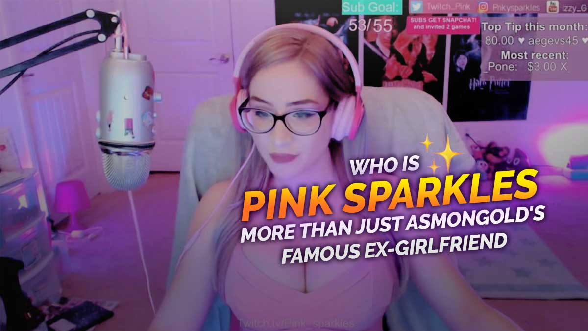 Pink sparkles boobs